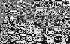 Graue Facetten der Welt von 2014- auf Folie gezeichnet und digitalisiert