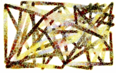 Zebralinie! von 2015 - eine reine Digitalmalerei