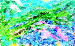 Summerfeeling | 2017
Today is a cold and rainy winterday, so close your eyes and think on a nice & warm summerday. 
Simple lines overlayed with a watercolor painting.